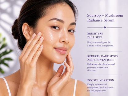 Soursop + Mushroom Radiance Serum - JolieSKN
